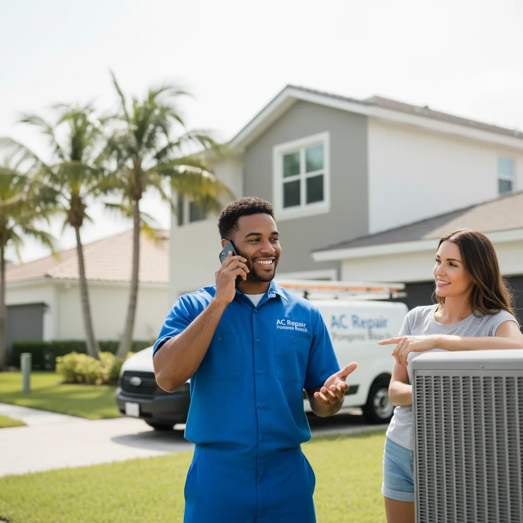 AC Repair Pompano Beach customer support in Pinon